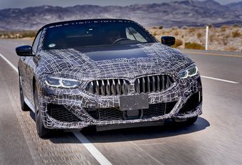 BMW 8-Reeks Cabriolet: prototypes in Death Valley #1