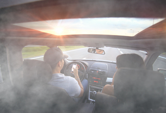 1 op 8 jonge chauffeurs zit stoned achter het stuur #1