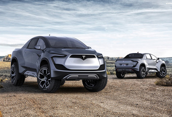 Pick-up van Tesla kost minder dan 45.00O euro #1