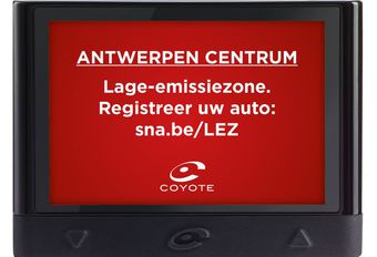 Coyote: update en LEZ-waarschuwing in Antwerpen #1