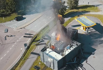 Ontploffing bij waterstofstation: eerste gegevens van het onderzoek #1