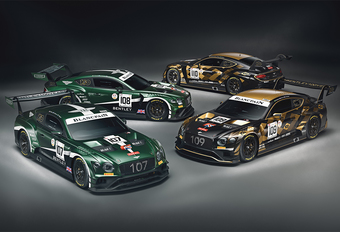 Bentley viert 100ste verjaardag met schitterende kleuren voor GT3-wagens in Spa #1