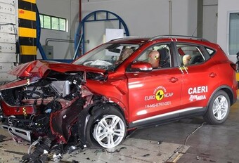 EuroNCAP zet de elektrische MG ZS EV tegen de muur #1