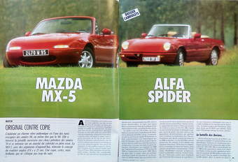 Comparo rétro: Alfa Romeo Spider vs. Mazda MX-5 (1990) #1