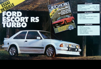 Que pensait Le Moniteur Automobile de la Ford Escort RS Turbo en 1985 ? #1