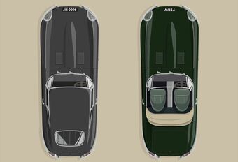 Jaguar restaureert 12 E-Types voor de 60ste verjaardag van het model #1