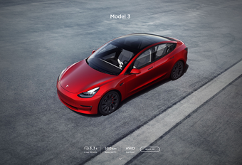 Tesla Model 3 krijgt meer rijbereik en snelheid #1