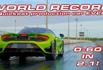McLaren 765LT is bloedsnel op de dragstrip #1