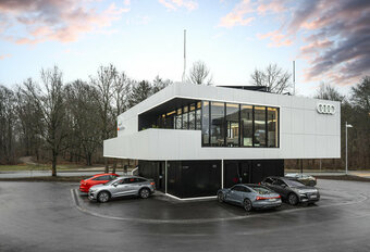 Audi test laadfaciliteit met lounge #1