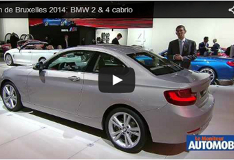 Vidéo salon : BMW Série 2 et Série 4 Cabrio #1
