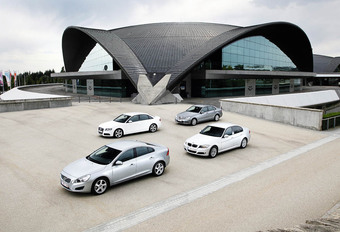 Audi A4 2.0 TDI 120, BMW 3-Reeks 316d, Mercedes C-Klasse 180 CDI en Volvo S60 DRIVe : Toegangsticket #1