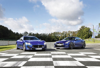 Maserati Granturismo MC Stradale vs Nissan GT-R : Bleu pétrole #1
