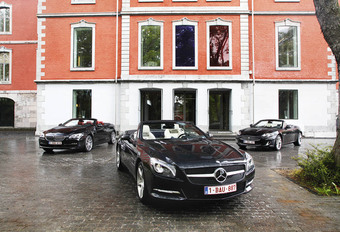 BMW 650i Cabrio, Jaguar XK Cabrio en Mercedes SL 500: Gran Turismo aperto #1