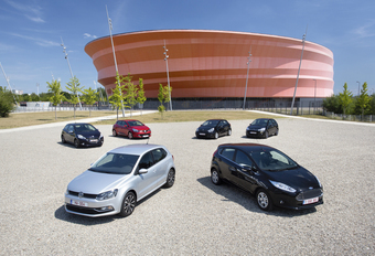 Citroën C3 1.6 e-HDi 92, Ford Fiesta 1.6 TDCi 95 ECOnetic, Kia Rio 1.4 CRDi 90, Peugeot 208 e-HDi 92, Renault Clio 1.5 dCi 90 en Volkswagen Polo 1.4 CRTDI 90 BMT : Kleine werkmieren #1
