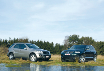 MERCEDES ML 320 CDI • VOLKSWAGEN TOUAREG 3.0 V6 TDI : Fitte zwaar gewichten #1