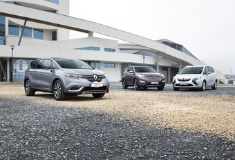 Hyundai Santa Fe, Opel Zafira Tourer en Renault Espace : De lakmoes #1