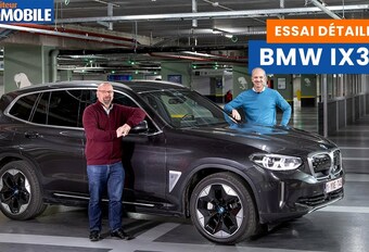 Le Moniteur Automobile teste la BMW iX3, un SUV électrique de 286 ch, doté d'une batterie de 80 kWh et d'une autonomie WLTP de 460 km. Regardez la vidéo !