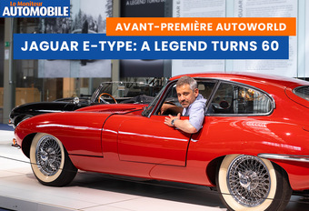 AutoWorld Brussels célèbre les 60 ans de la Jaguar Type E. Nous y avons déjà jeté un coup d'œil : découvrez la vidéo !