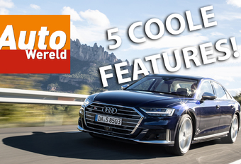 AutoWereld-tester Yeelen gaat op zoek naar de 5 coolste features van de door een 571 pk en 800 Nm sterke V8-biturbo aangedreven Audi S8. Bekijk de video!