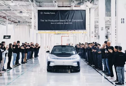 Faraday Future bouwt eerste productieklare FF 91 #1