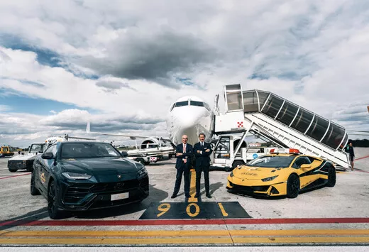 L'aéroport de Bologne se dote d'une Lamborghini Urus pour le transport des VIP #1