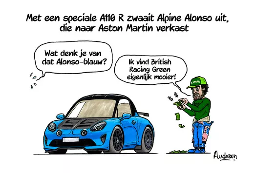 Audran's verhaal - Alpine brengt hulde aan Alonso