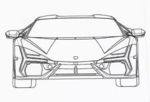 Fuite du brevet de la remplaçante de la Lamborghini Aventador #1