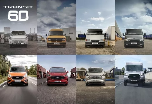 Ford Transit – 60 ans d’évolution et de travaux