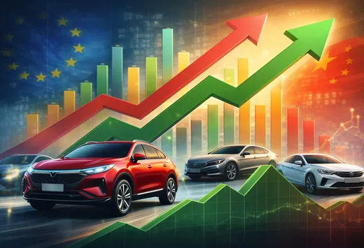 Ventes de voitures neuves en Europe en décembre 2025 : merci la Chine ?