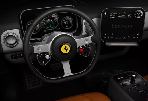 Preview: Ferrari Luce (2026) - ouderwets interieur voor elektrische Ferrari