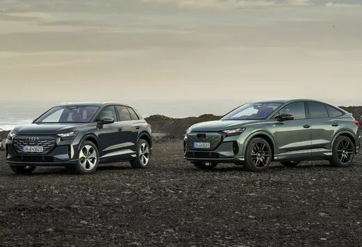 L’Audi Q4 e-Tron restylée se montre plus affûtée, se recharge plus rapidement et offre une plus grande autonomie.