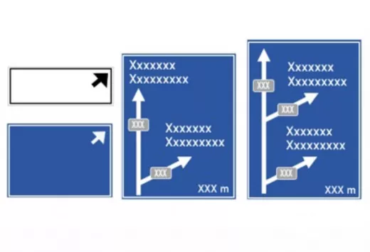 Vlaamse snelwegen krijgen nieuwe verkeersborden