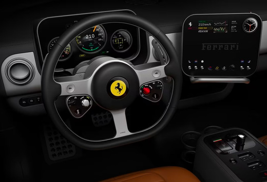 Preview: Ferrari Luce (2026) - ouderwets interieur voor elektrische Ferrari