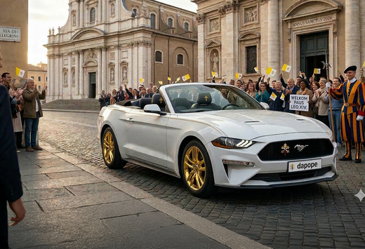 Ford schenkt Paus Leo XIV een pausmobiel met gepersonaliseerde nummerplaat