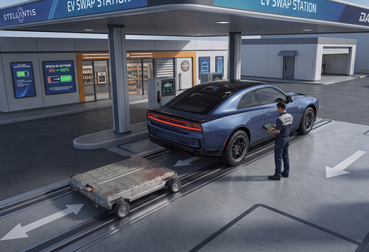 Brevet Stellantis: recharger sa voiture électrique en changeant de batterie... en quelques secondes #1