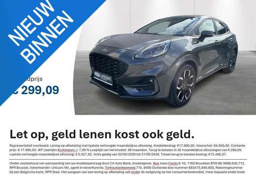 Ford 1.0i Ecoboost MHEV 92kW Aut. ST-Line X