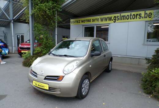 Nissan 1.2 65cv 3 portes beige 02/04 Airco Radio CD