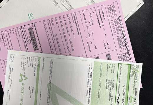 Citroen C4 1.5 BlueHDi avec demande d\'immatriculatio ...