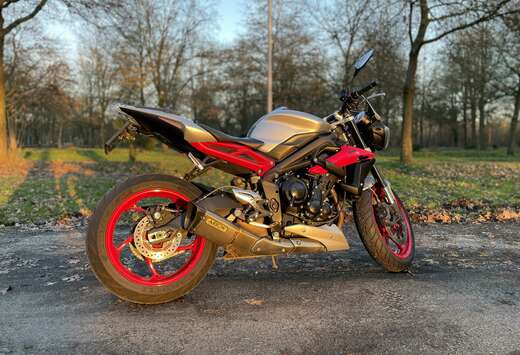 Triumph Echappement Arrow, Protection Top Bloc Et Ess ...