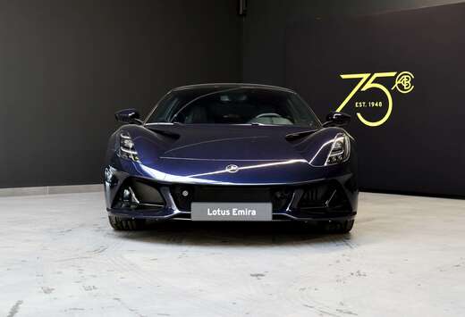 Lotus V6 - MERIDIAN BLUE - BLACK NAPPA LEATHER