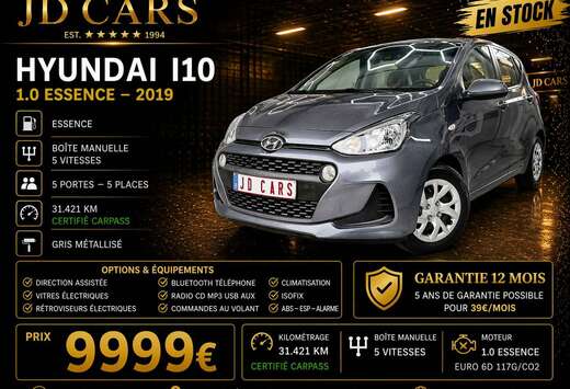 Hyundai I10 1.0 ESSENCE 31.000KMGARANTIE 1 AN CTOK