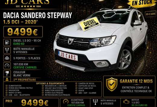 Dacia STEPWAY 1.5 DCI GARANTIE 1 AN CTOK