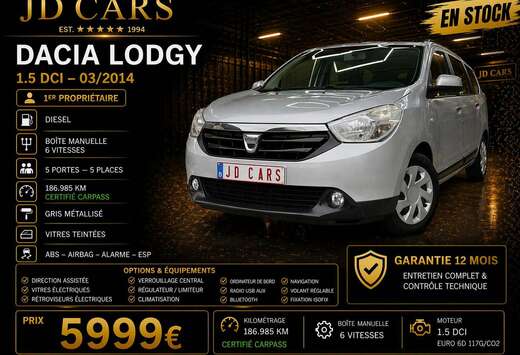 Dacia Lodgy 1.5 DCI 5 PL ‼️GARANTIE 1AN CTOK‼� ...
