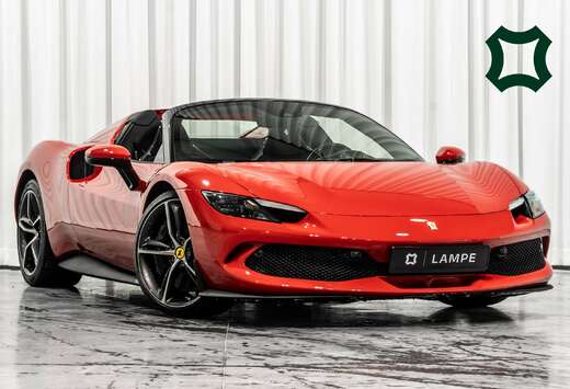 Ferrari Rosso Corsa Carbon Front Lift Carplay Camera  ...