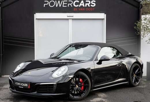 Porsche 4S Cabrio SportuitlaatVollederChronoLiftBose