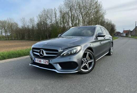 Mercedes-Benz d AMG line automaat leder xenon