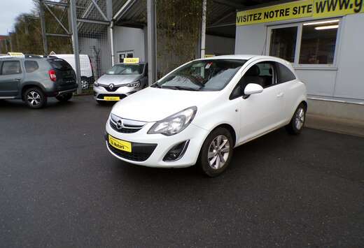 Opel 1.2i 85cv blanc 09/14 80.549km Airco GPS Bluetoo ...