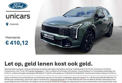 Kia 1.6 T-GDi 239 HEV AT6 GT Line