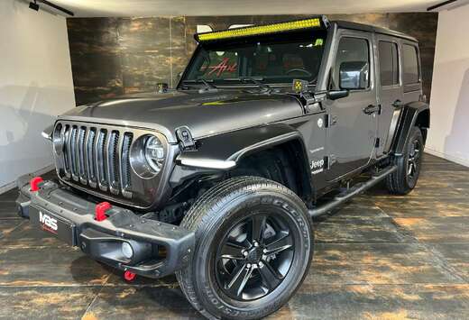 Jeep 2.0 Turbo Sahara unlimited* LED BARRE * GPS * FU ...