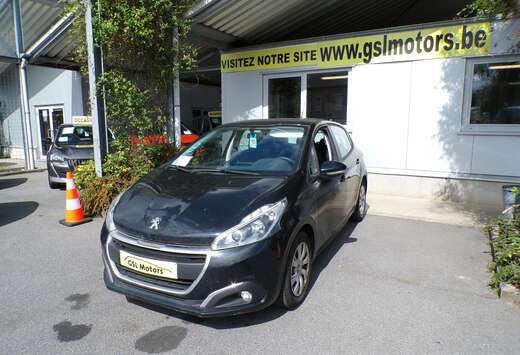 Peugeot 1.2i 5 Portes 82cv Noire 04/17 Airco GPS Blue ...